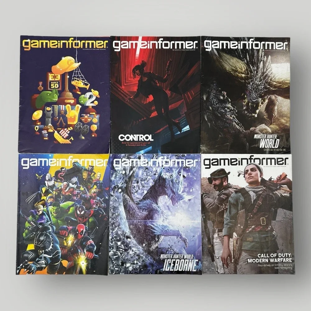 Game‎ Informer Magazine Lot 13 Issues 2014-2019 #251 292 296 297 305-317 Gaming